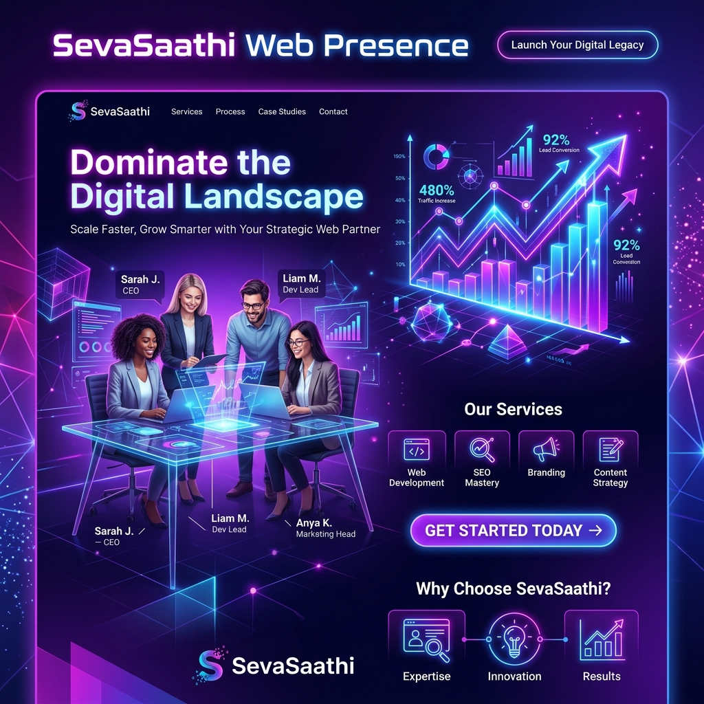 SevaSaathi Web Presence